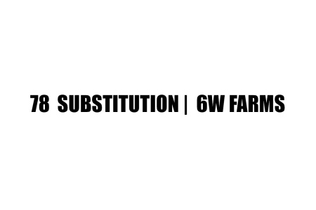 LOT 078 - SUBSTITUTION